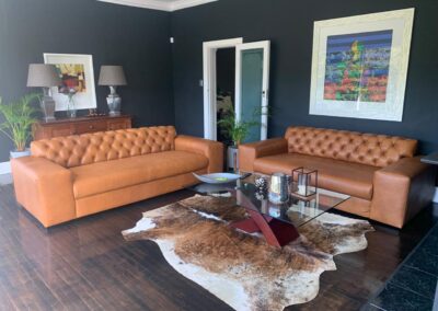 NC Upholsters - Leather lounge suite